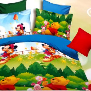 3D Print Bed Sheet for Kids Bed Sheet for kids Bedsheets Cartoon by Nandini Handicrafts Jaipur