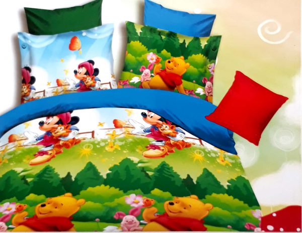 3D Print Bed Sheet for Kids Bed Sheet for kids Bedsheets Cartoon by Nandini Handicrafts Jaipur
