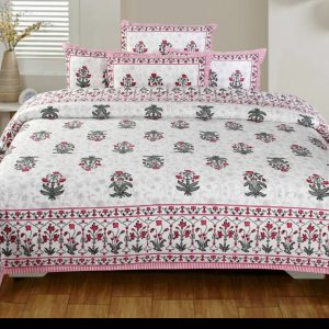 Jaipuri Cotton Handblock Print Bedsheet by Nandini Handicrafts Jaipur