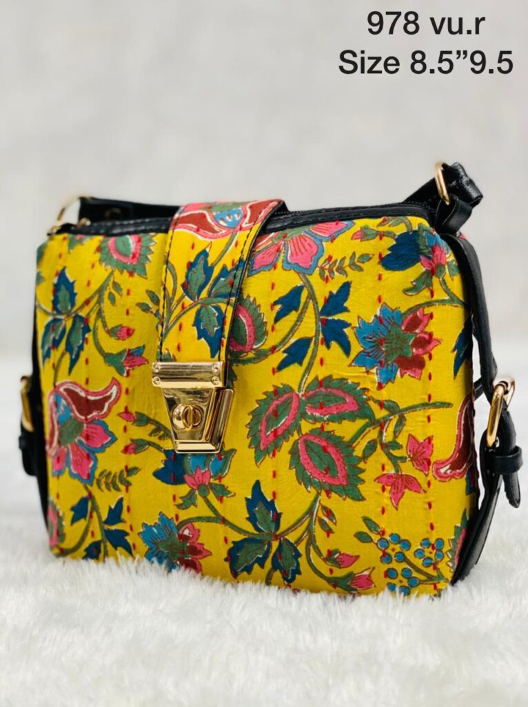 Block print sling bags | Handbags by Nandini Handicrafts Jaipur.